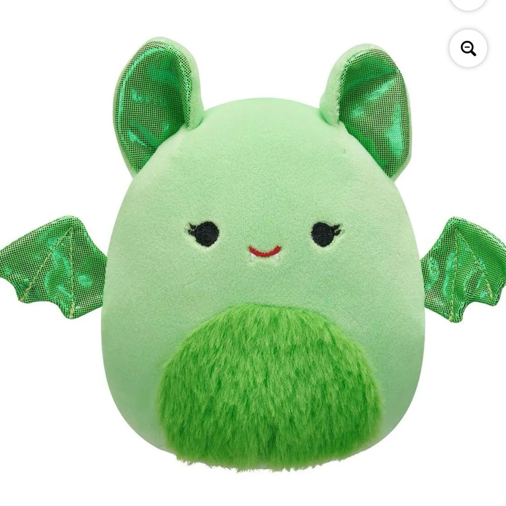 NEW Squishmallows 5" Halloween Apple the Green Bat Plush Toy Stuffed Animal